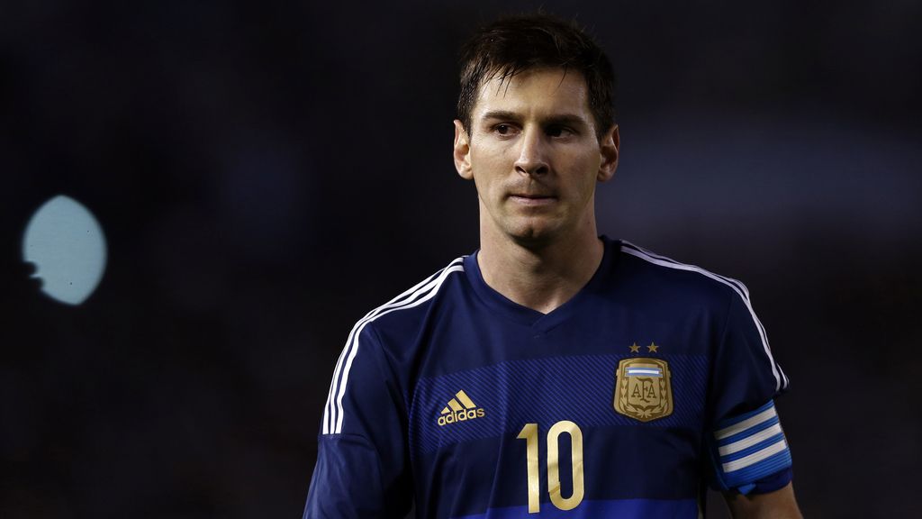 Leo Messi con Argentina