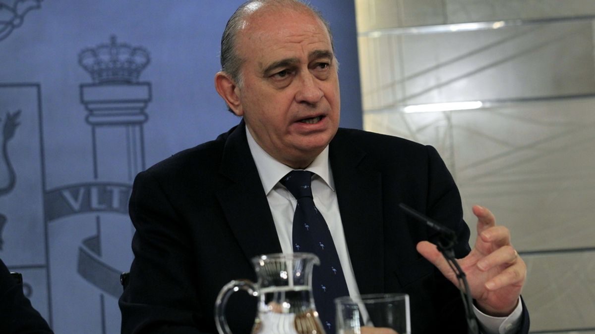 El ministro del interior, Jorge Fernandez Díaz