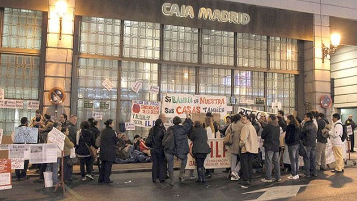 Acampada contra Bankia