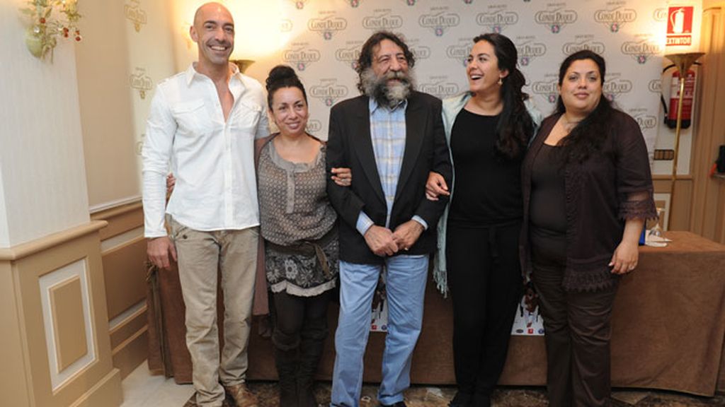 La 'gran familia', incondicional de Manuel Molina