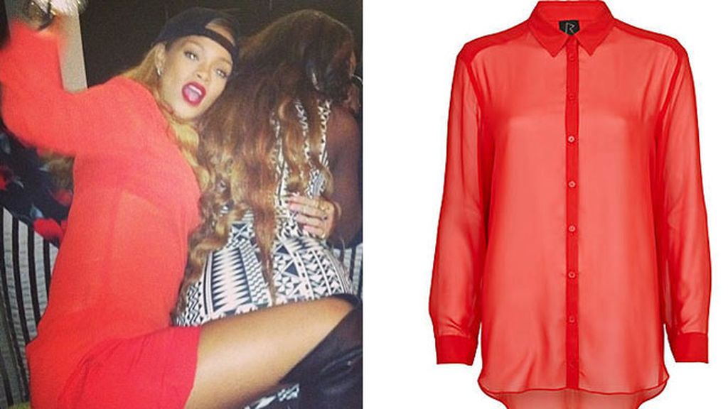 Así lleva Rihanna sus propios diseños