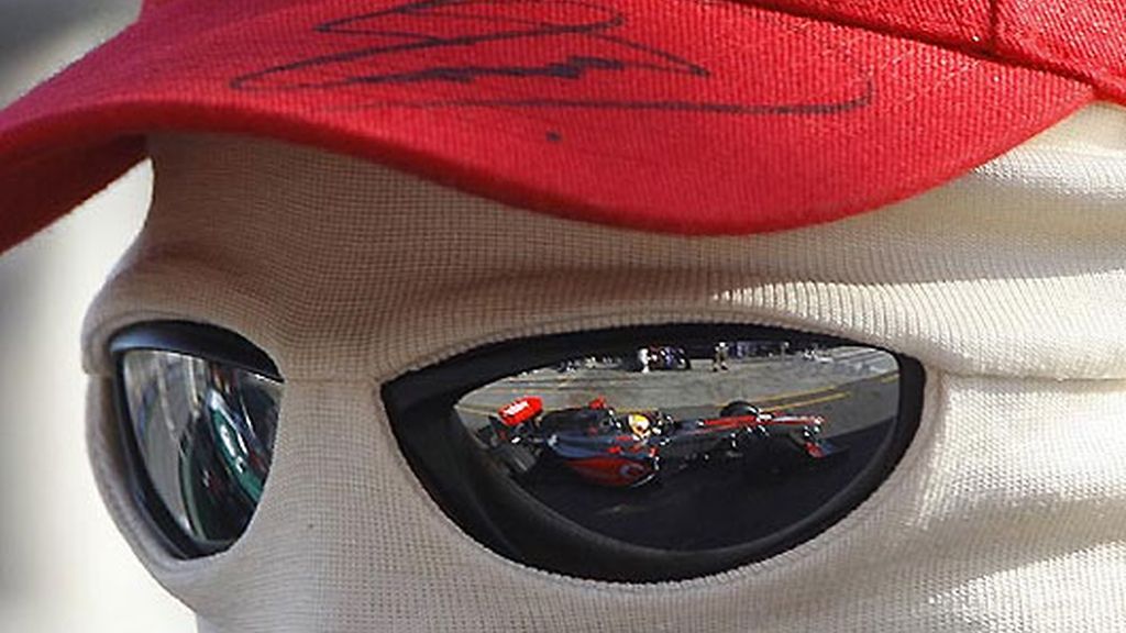 No es un alien aficionado a la F1