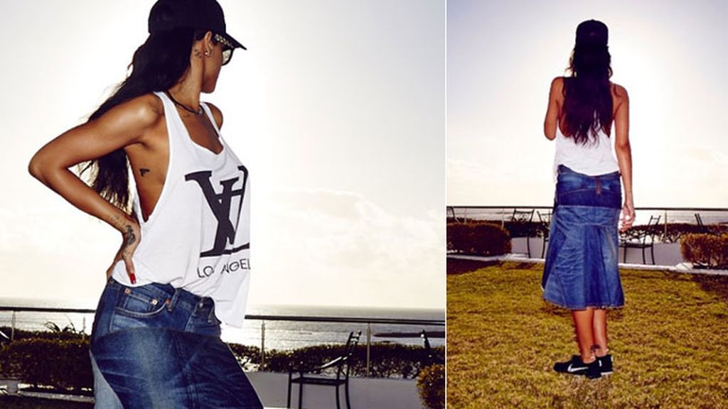 La cantante está disfrutando de los paisajes africanos