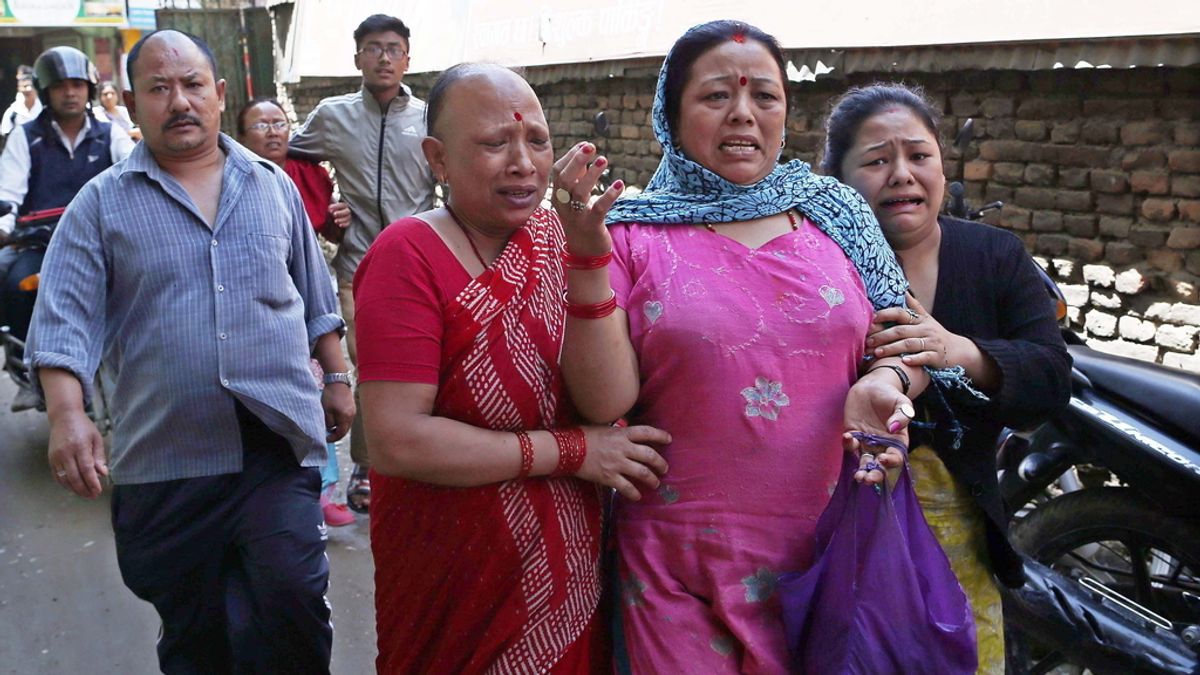 Pánico en Katmandú por el nuevo terremoto en Nepal