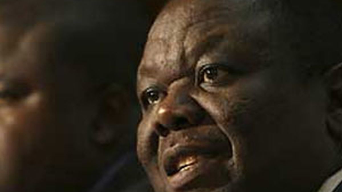 El líder del principal partido opositor en Zimbabue, Morgan Tsvangirai. Foto: AP.