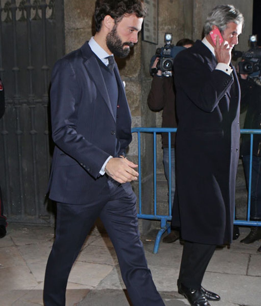 Enrique Solís estuvo acompañando a sus primos, Alfonso y Carlos Fitz James Stuart