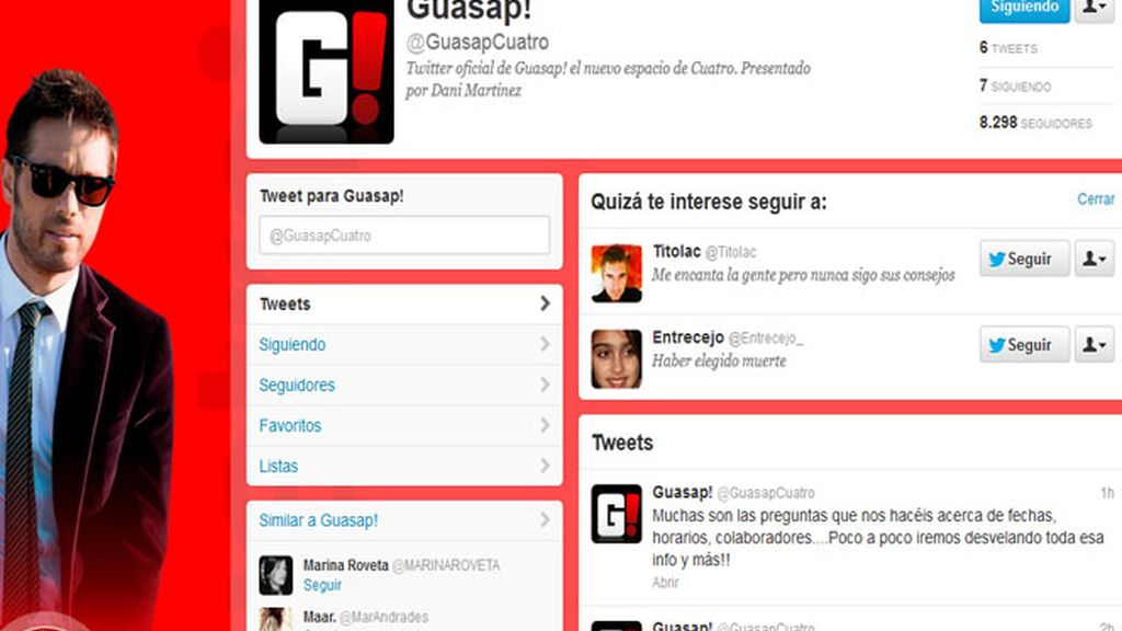 Guasap! ya está en Twitter