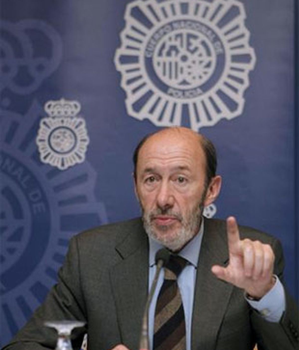 Imagen del ministro del Interior, Alfredo Pérez Rubalcaba. Foto: EFE
