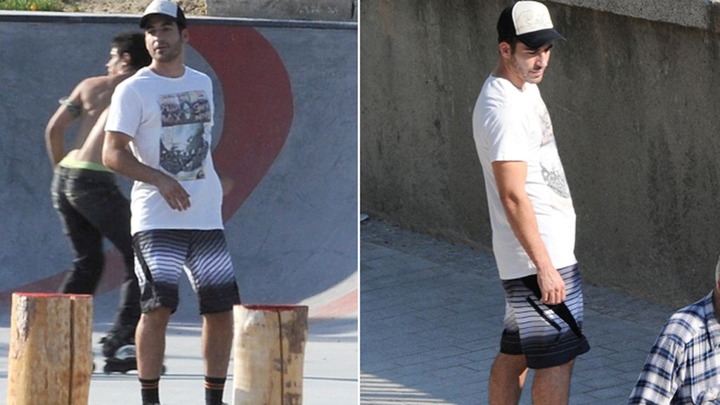 Miguel Ángeles Silvestre y Blanca Suárez, dos skaters en la ciudad