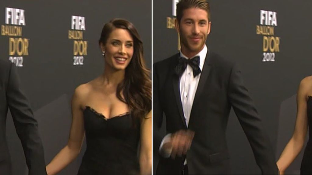 Ramos eligió la gala para confirmar su romance con la presentadora Pilar Rubio