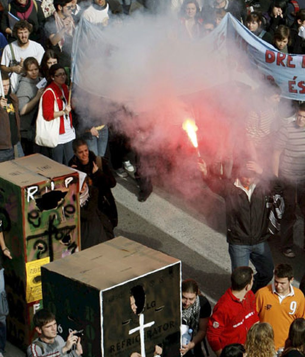 Enfrentamiento con los Mossos