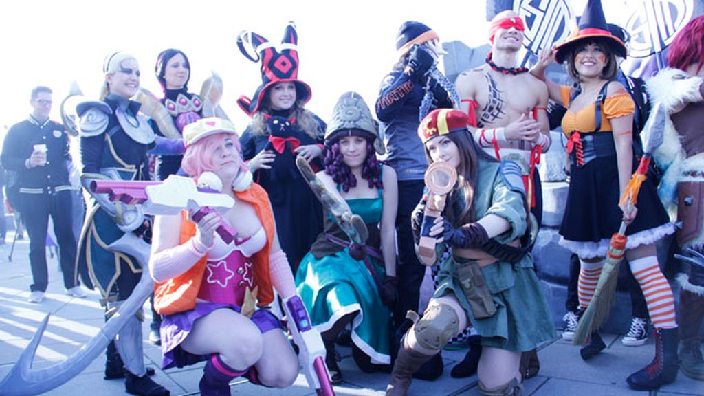 Durante las finales del campeonato del mundo