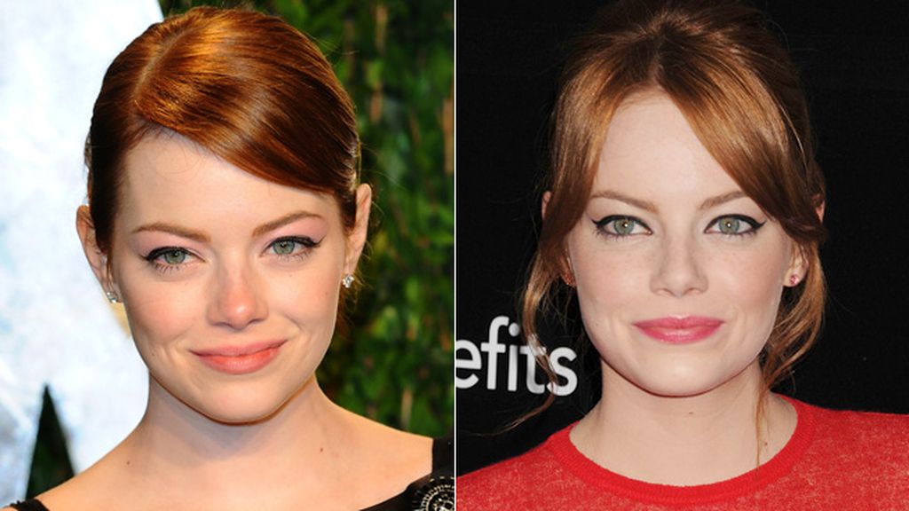 Paso 4: El rabillo, hacia arriba, como el de Emma Stone