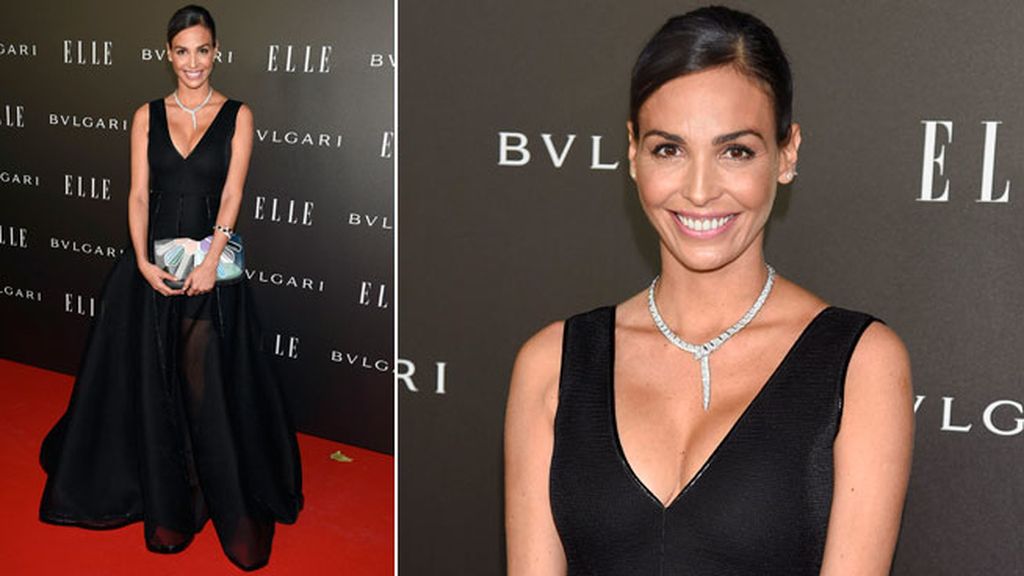 Inés Sastre, presentadora del evento, vestía de Juanjo Oliva