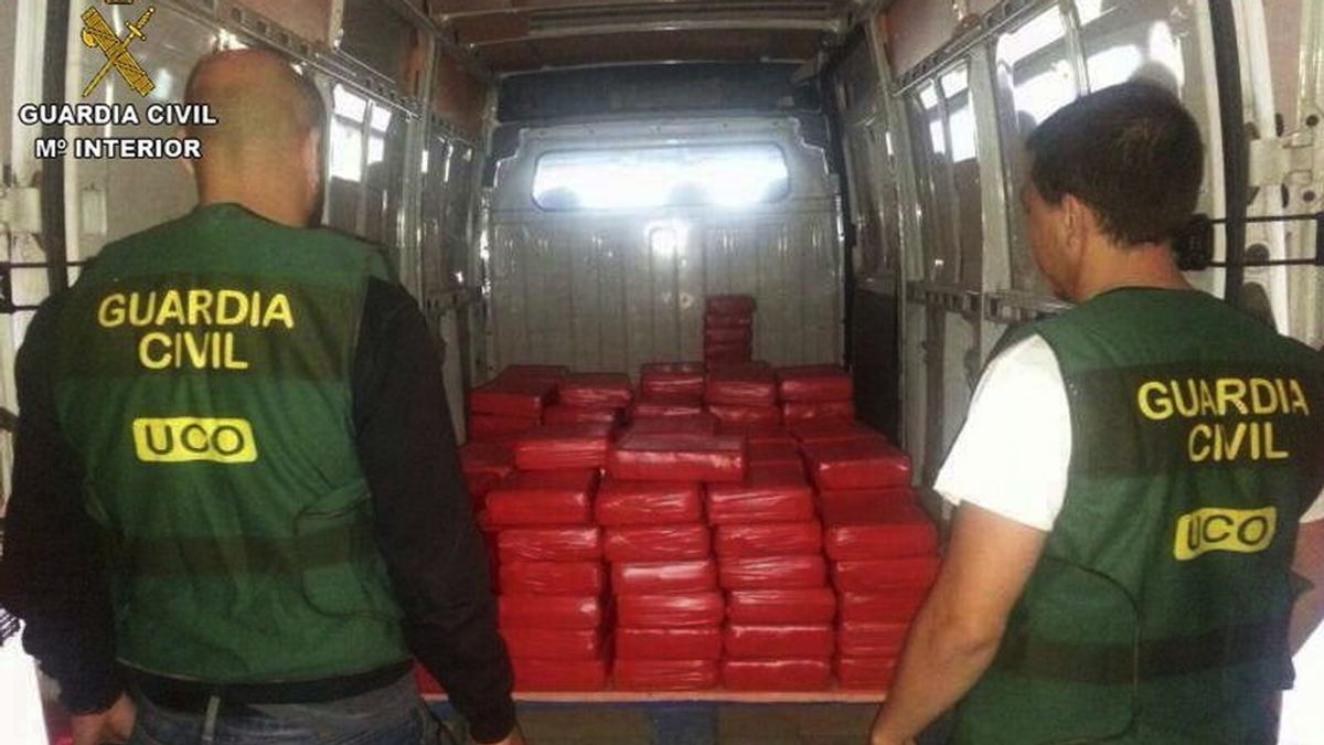 Intervenidos 800 kilos de hachís y detenidas siete personas que exportaban la droga oculta en camiones