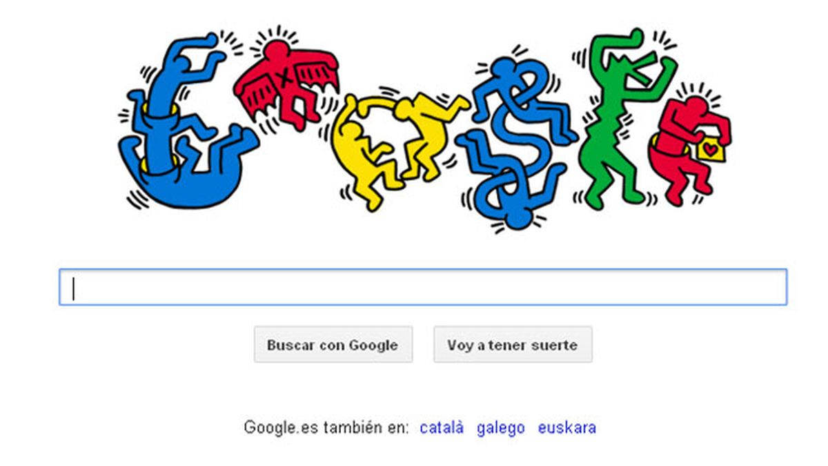 El arte pop de Keith Haring "baila" en el buscador de Google