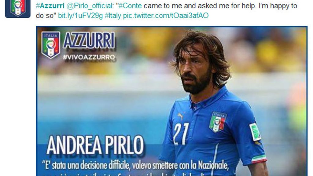 Pirlo, Italia, Antonio Conte