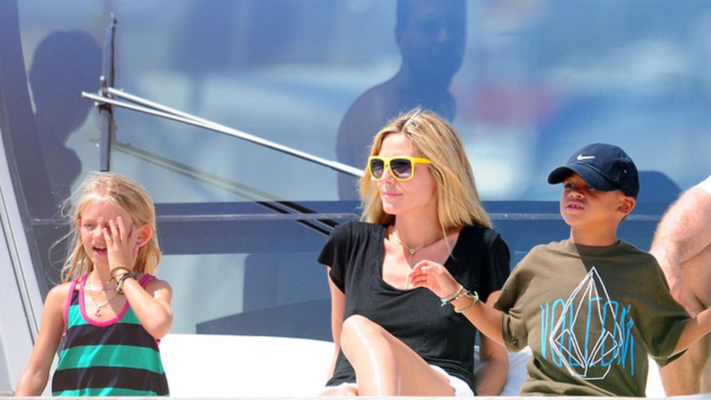 Heidi Klum y Seal, en Ibiza con los críos