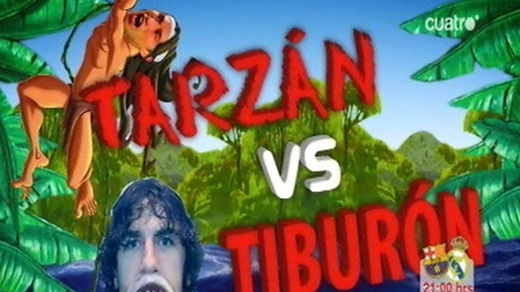 Sergio Ramos 'Tarzán' frente a Puyol 'Tiburón'