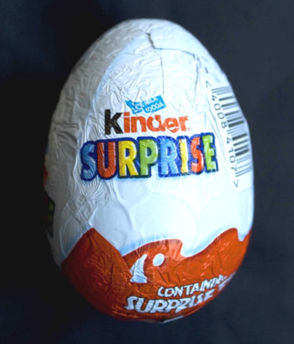 Droga escondida en huevos Kinder