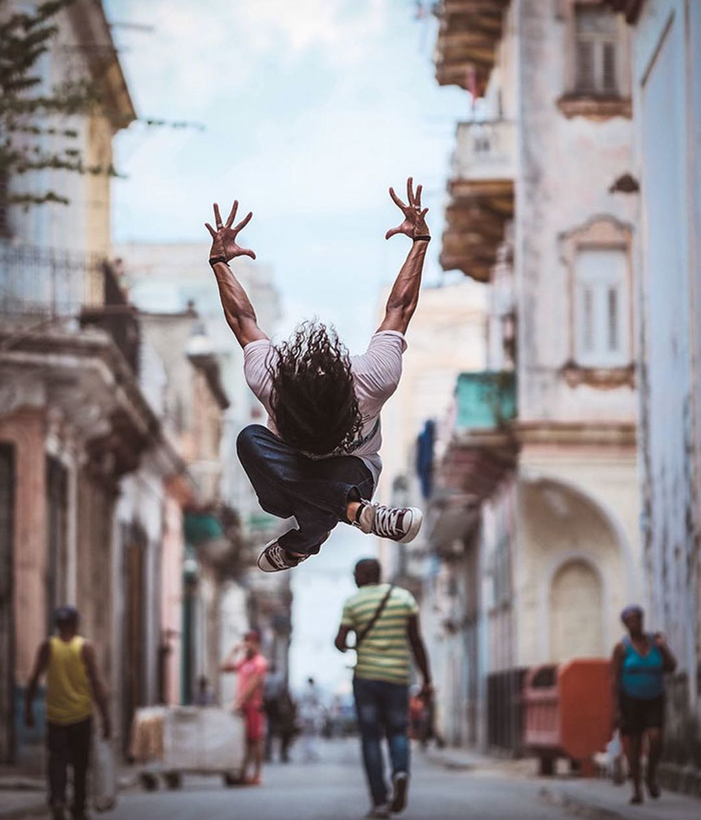 Consiguió ir a La Habana con una beca