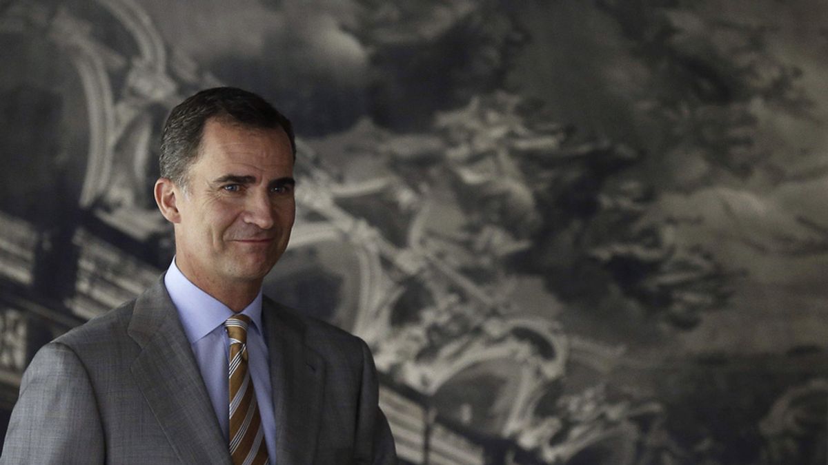 El Príncipe de Asturias durante el acto central conmemorativo del centenario del Instituto Español de Oceanografía