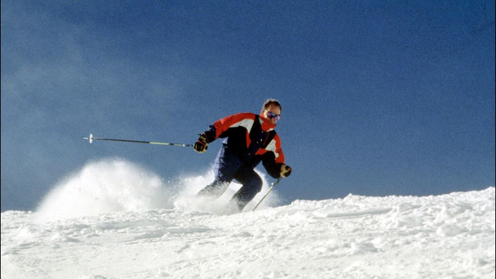 El Rey esquiando en 2001