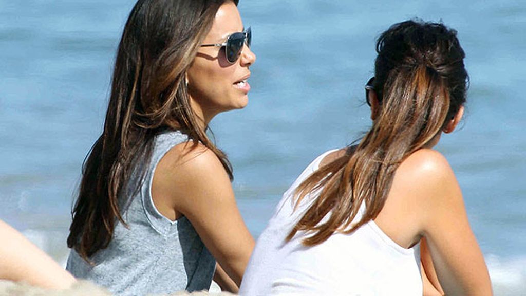 Los dos amigos estuvieron acompañados por la hija del actor