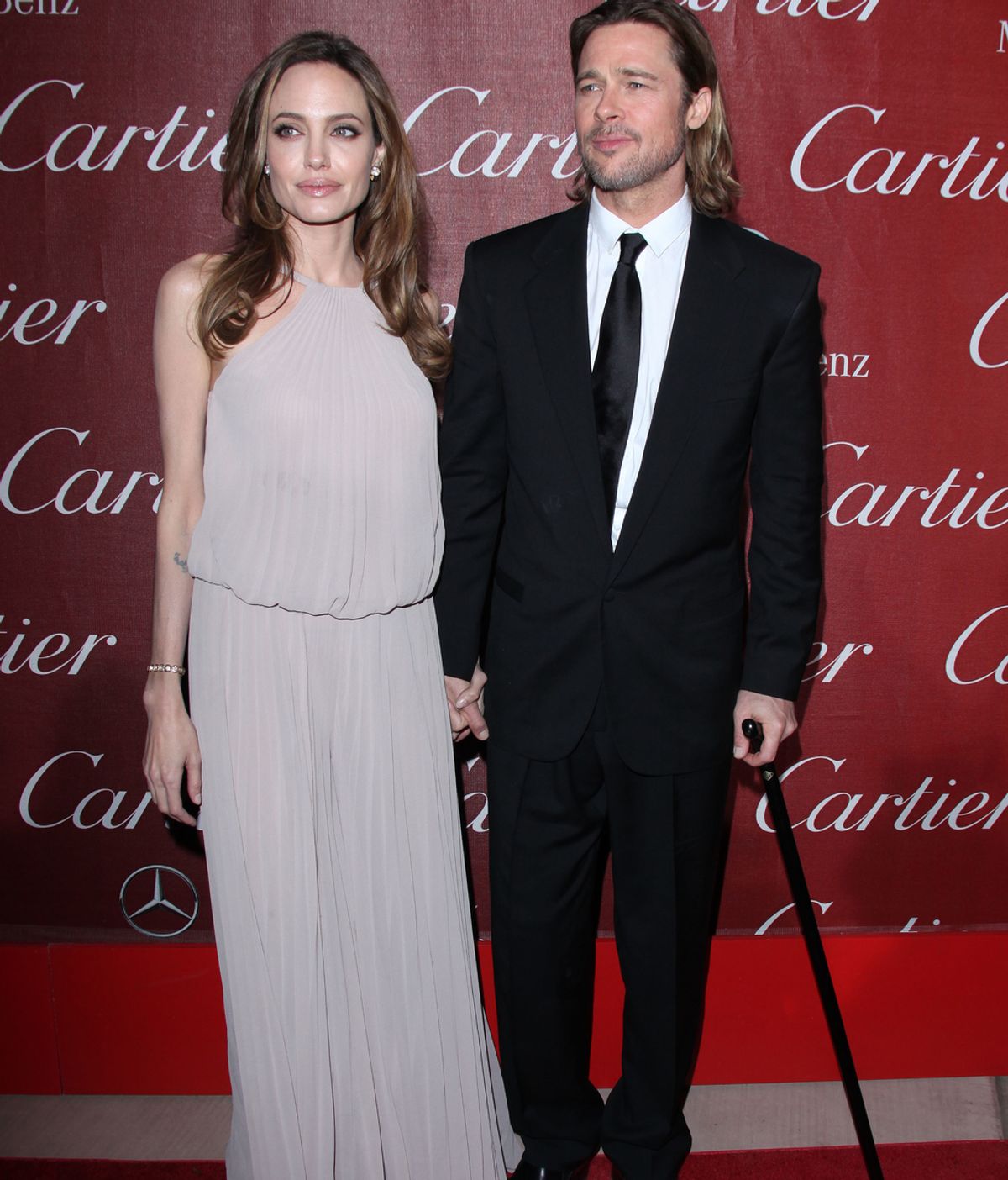 Brad Pitt y Angelina Jolie en la 23º edición del Festival de Cine Internacional de Palm Spring