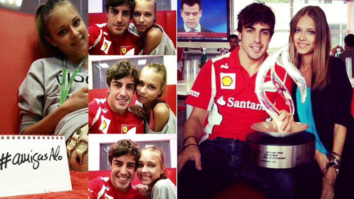 Alonso y su nueva novia