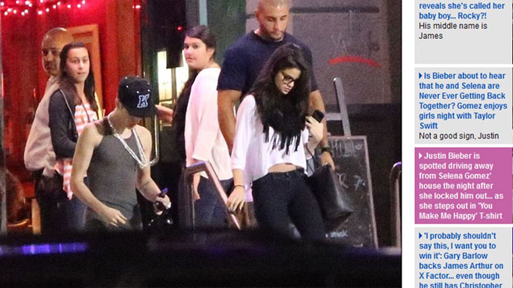 Justin Bieber y Selena Gomez Justin Bieber y Selena Gomez