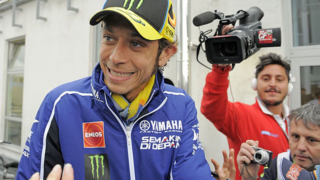 Valentino Rossi, en Sachsenring