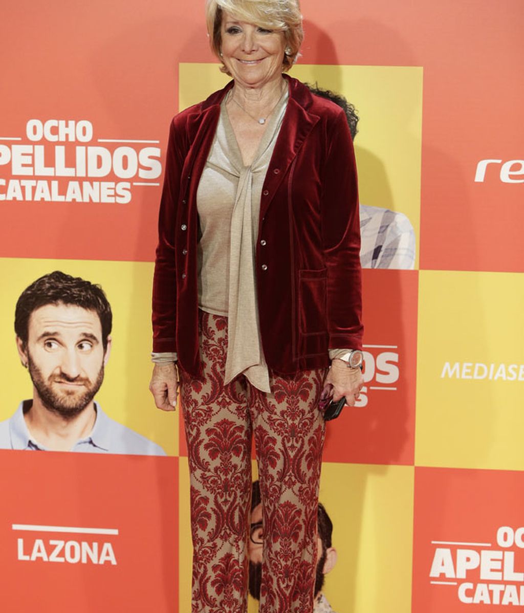 Pablo Iglesias, Carmena, Villacís... políticos en la premiere de 'Ocho apellidos catalanes'