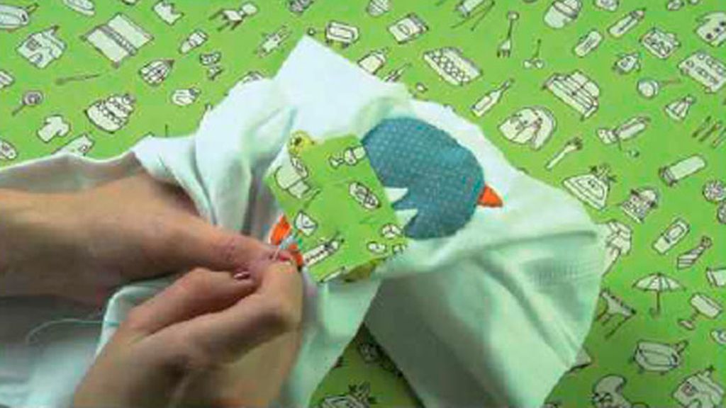 Tricotosas 17: Aplicación patchwork a body bebé