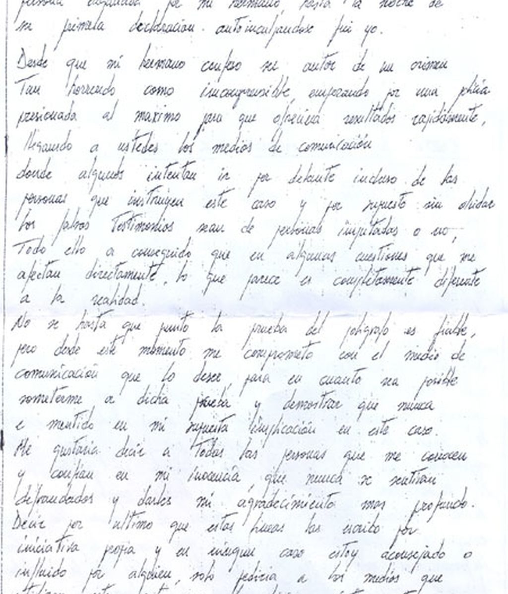 CARTA DESDE LA CÁRCEL II