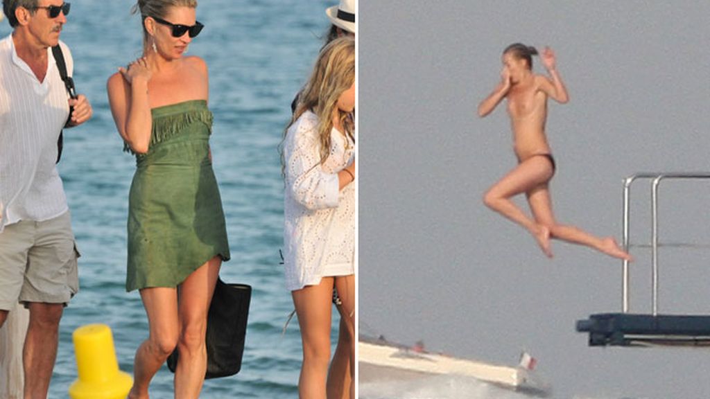 Desfile de famosos en Saint Tropez