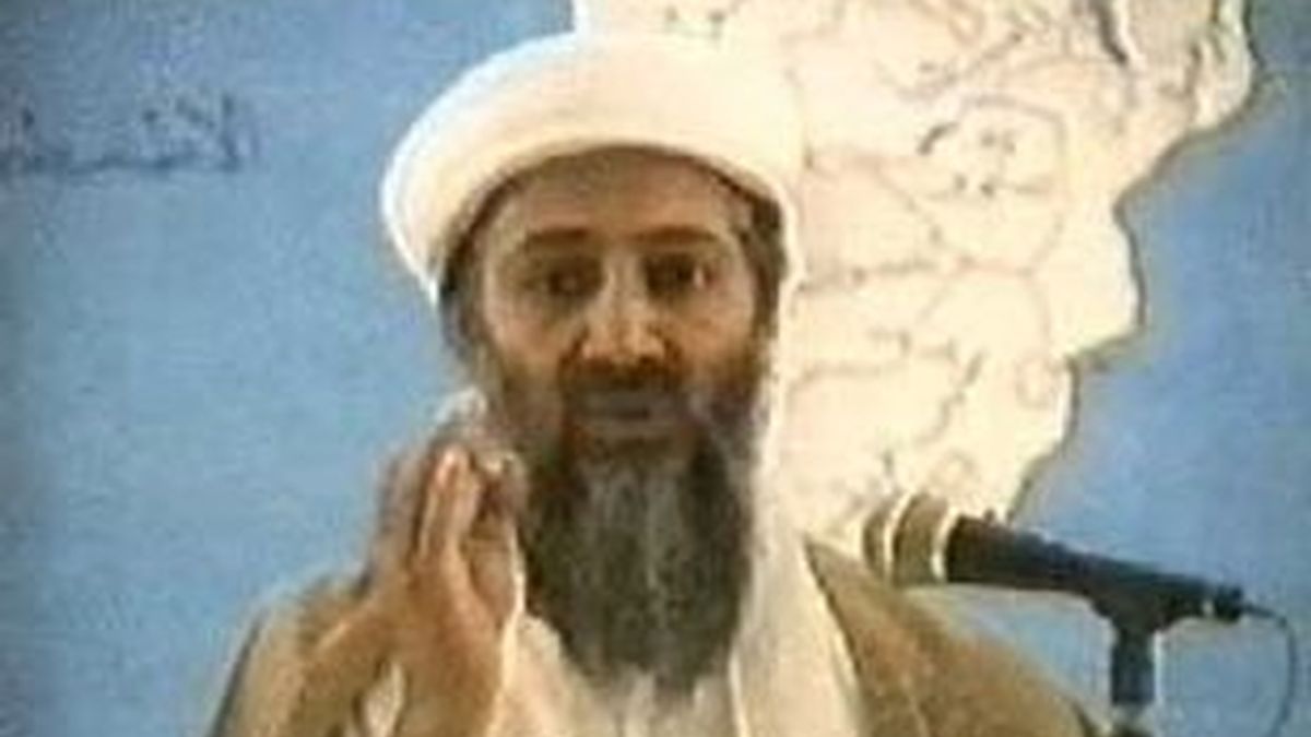 Imagen de archivo de uno de los mensajes del líder de Al Qaeda, Osama Bin Laden.