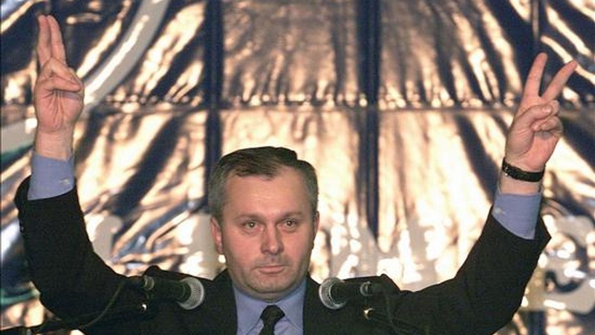 Ante Jelavic, ex miembro croata-bosnio de la presidencia de Bosnia-Herzegovina que últimamente vivía en Zagreb, y que fue secuestrado ayer en esta capital. EFE/Archivo