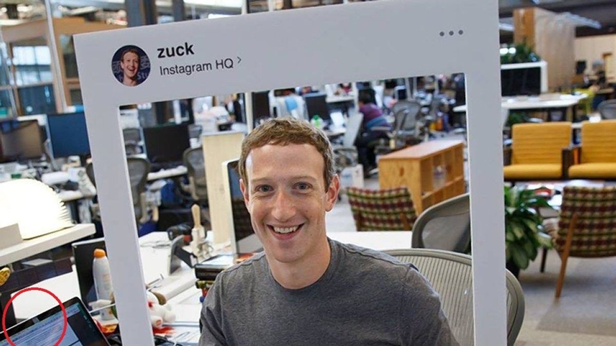Ordenador de Zuckerberg