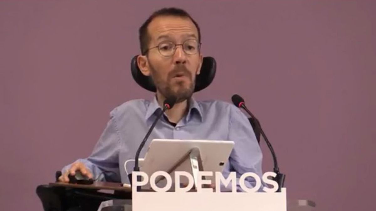 Echenique anuncia los resultados de la consulta sobre el acuerdo Podemos-IU