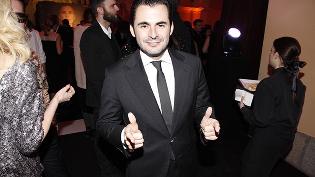 Emiliano Suárez disfrutando de la noche de S Moda