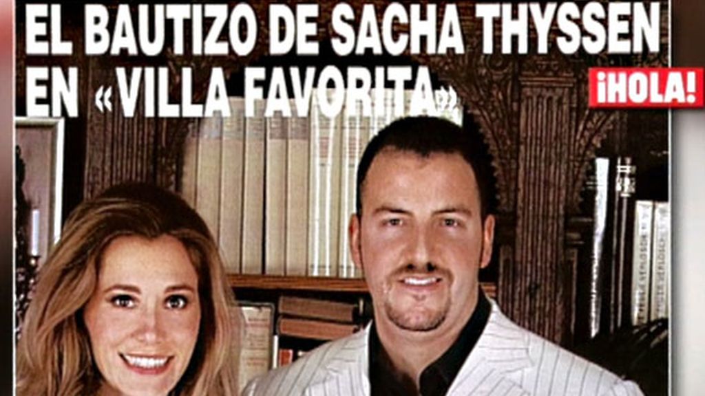 El bautizo de Sacha Thyssen