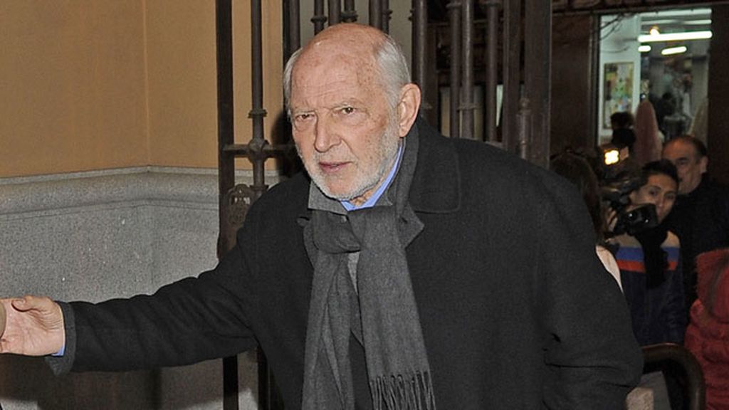 El actor Álvaro de Luna acudió al funeral