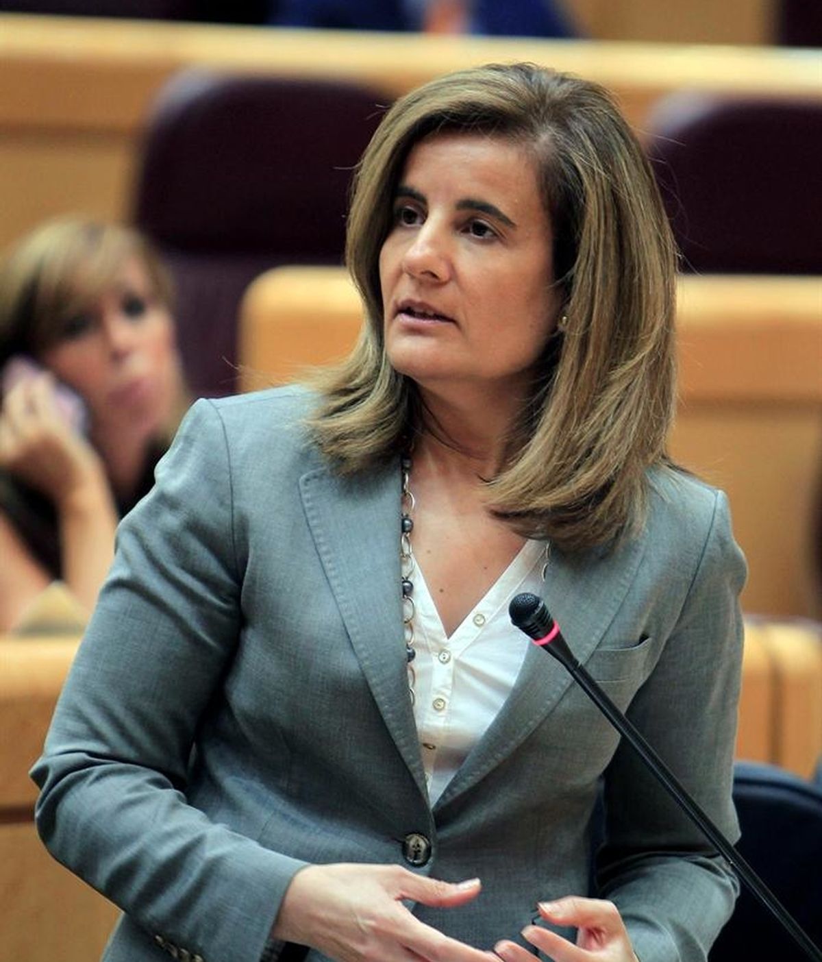 La Ministra de Empleo y Seguridad Social, Fátima Báñez.
