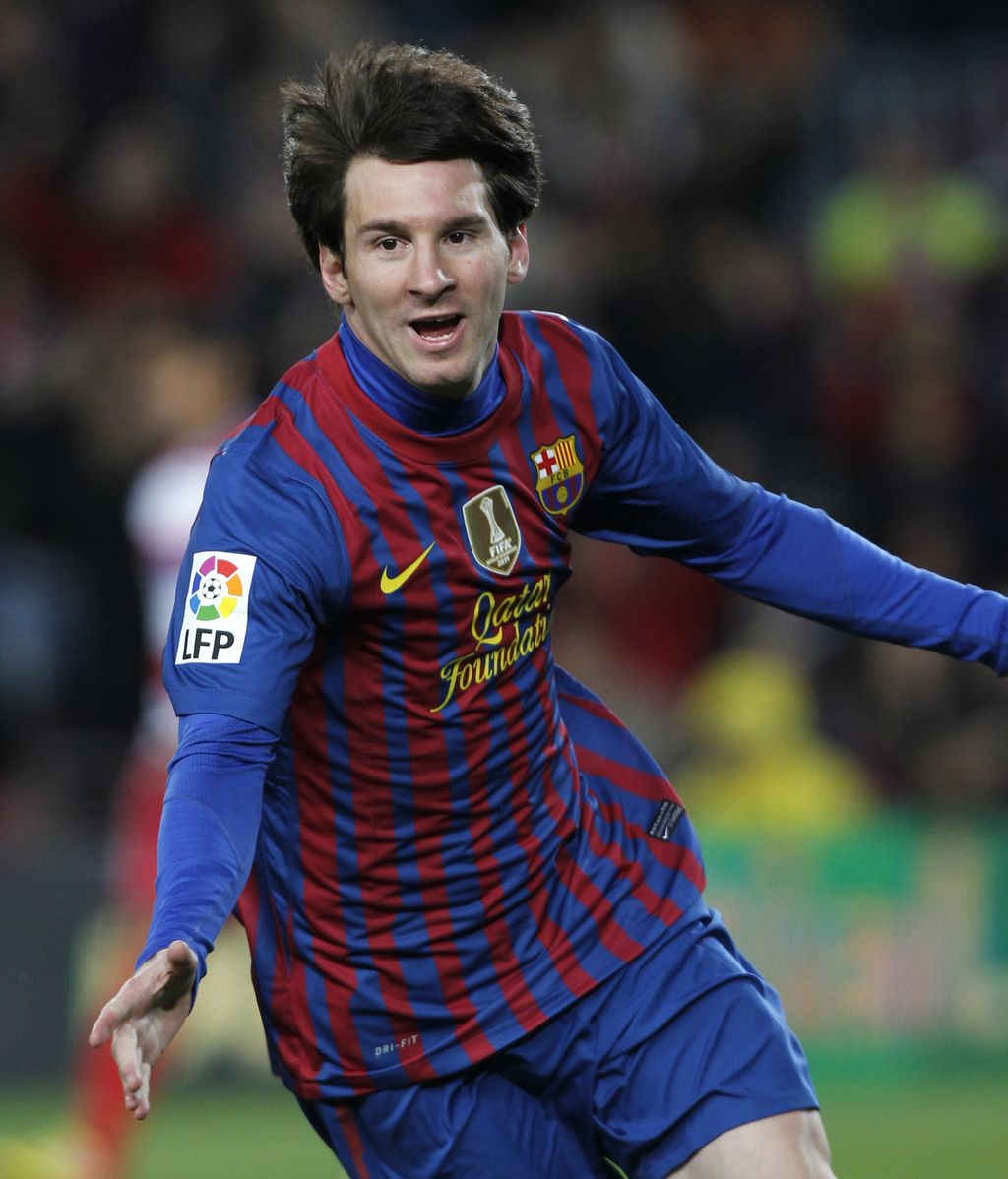 Messi rompe el récord de goles con el Barcelona de César