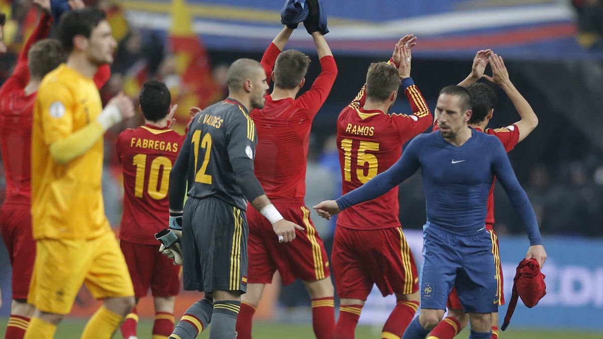 Los jugadores españoles agradecen el apoyo de la afición