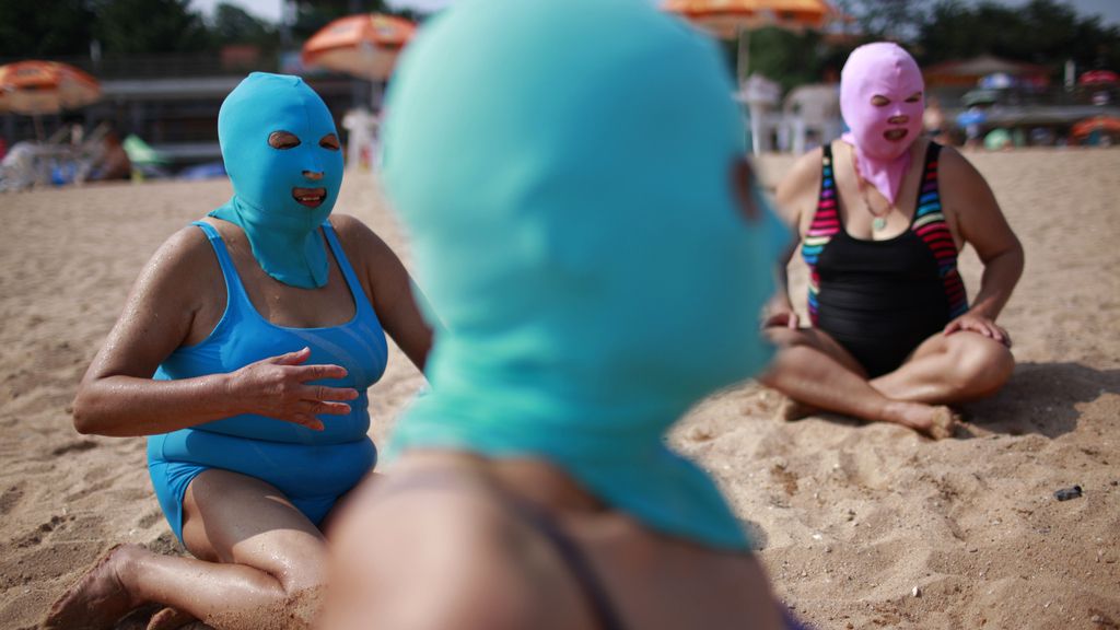 La última moda en China para protegerse del Sol