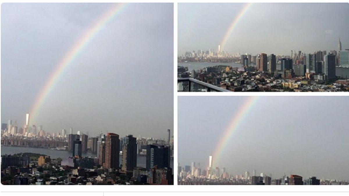 arcoiris, One World Trade Center, 11/9, atentados torres gemelas, atentados Nueva York