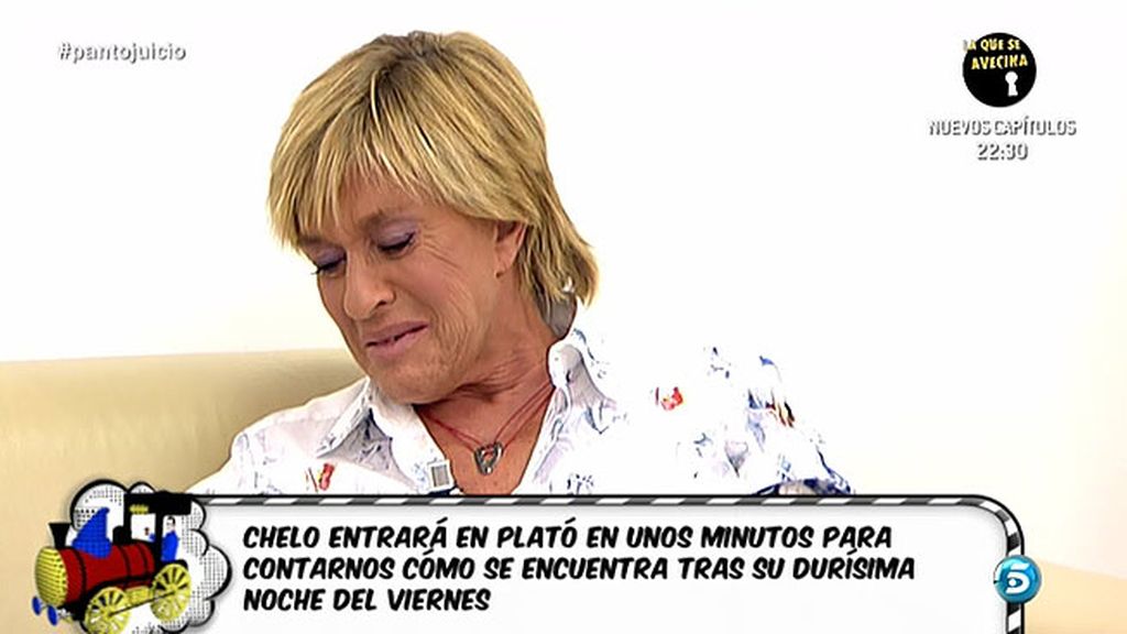 La colaboradora no puede evitar las lágrimas