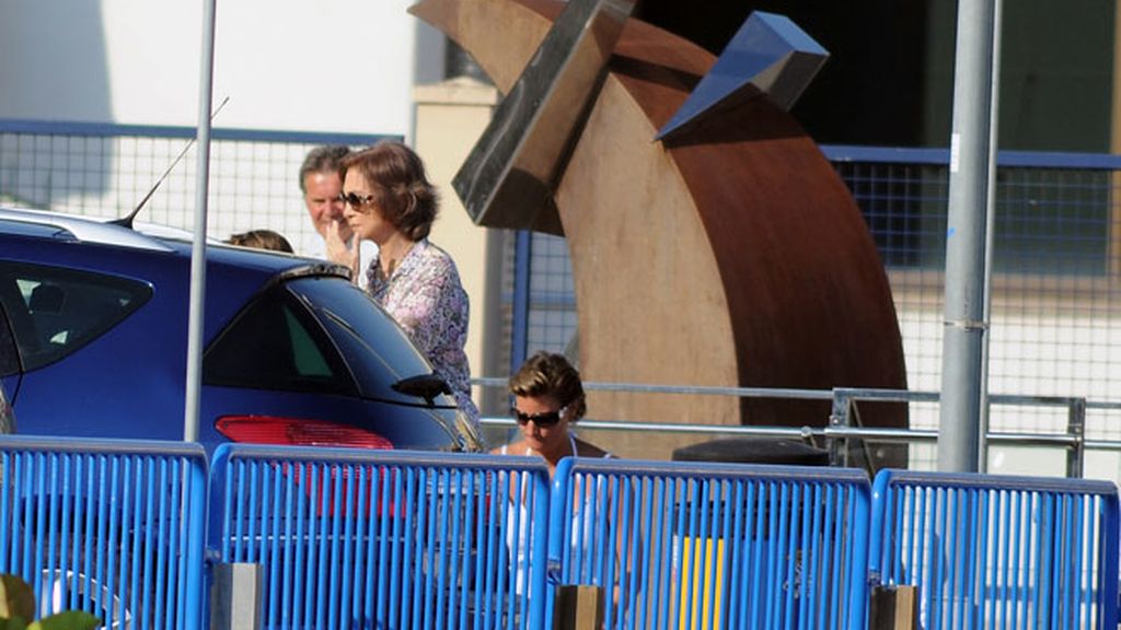 La Reina Sofía disfruta de sus nietos